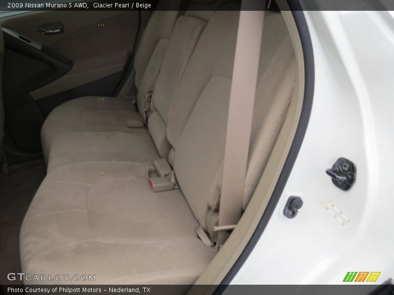 Glacier Pearl / Beige 2009 Nissan Murano S AWD