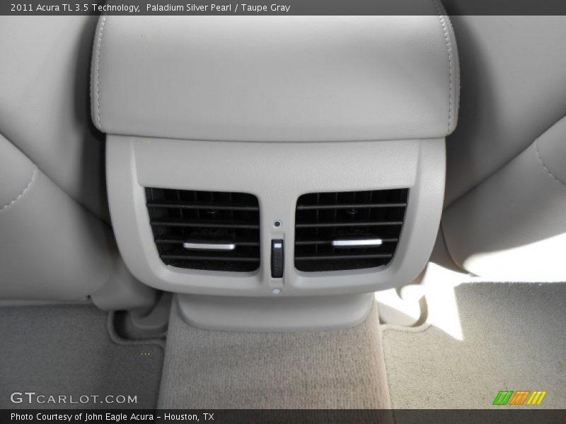 Paladium Silver Pearl / Taupe Gray 2011 Acura TL 3.5 Technology