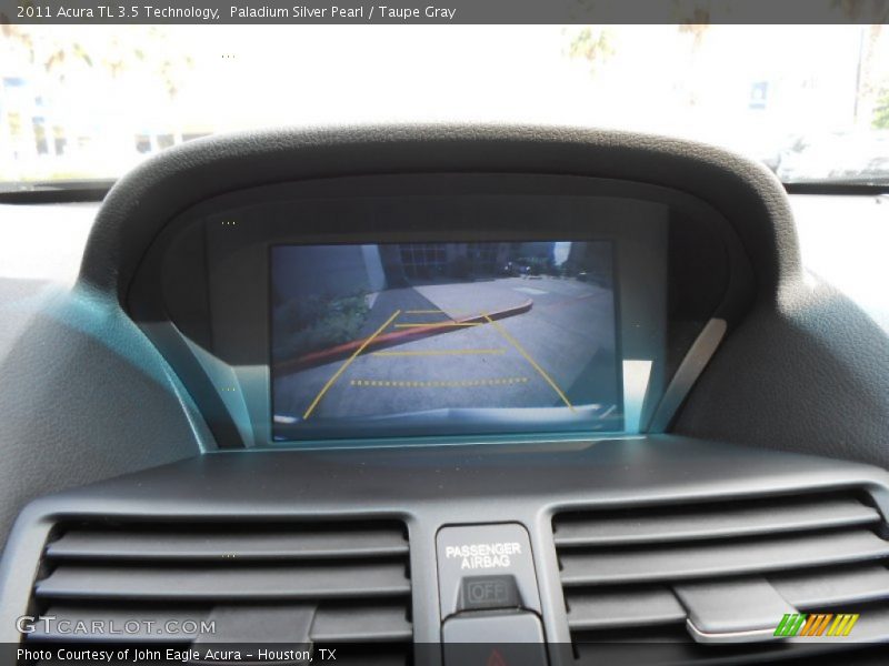 Paladium Silver Pearl / Taupe Gray 2011 Acura TL 3.5 Technology