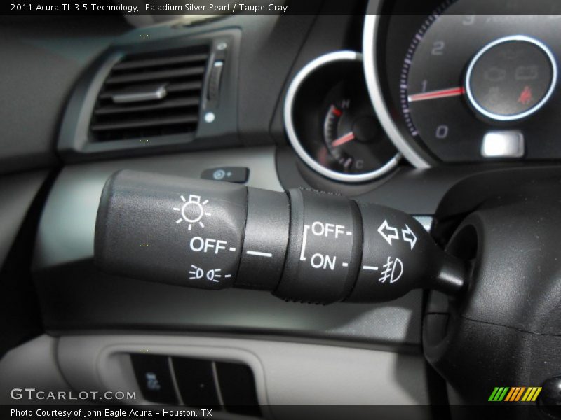 Paladium Silver Pearl / Taupe Gray 2011 Acura TL 3.5 Technology