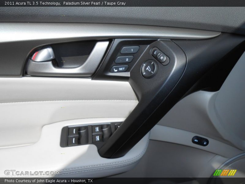 Paladium Silver Pearl / Taupe Gray 2011 Acura TL 3.5 Technology