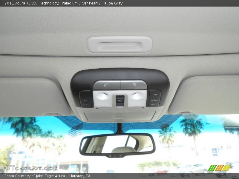 Paladium Silver Pearl / Taupe Gray 2011 Acura TL 3.5 Technology