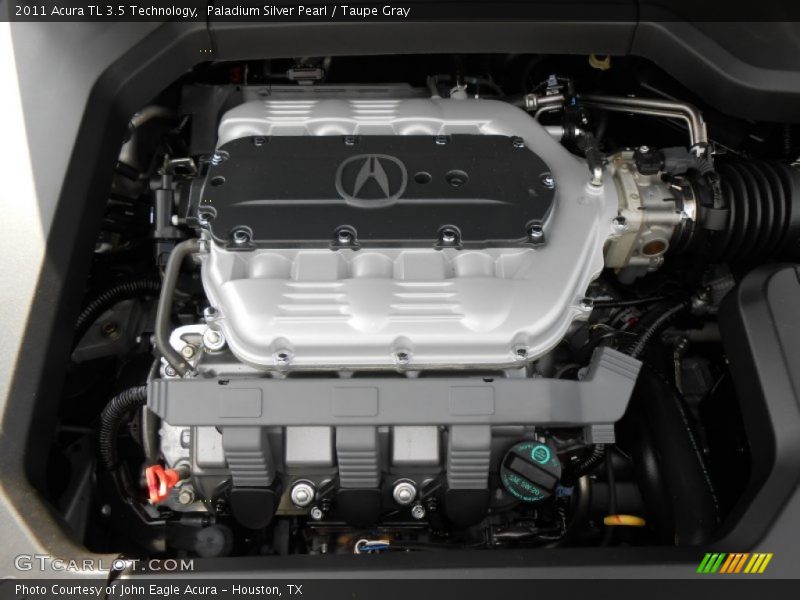 Paladium Silver Pearl / Taupe Gray 2011 Acura TL 3.5 Technology