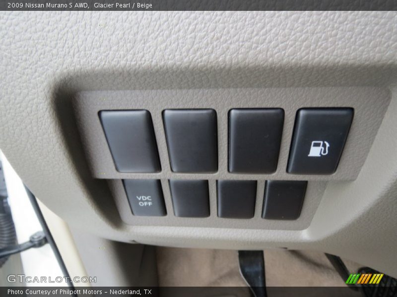 Glacier Pearl / Beige 2009 Nissan Murano S AWD