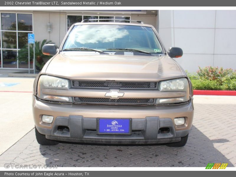 Sandalwood Metallic / Medium Oak 2002 Chevrolet TrailBlazer LTZ