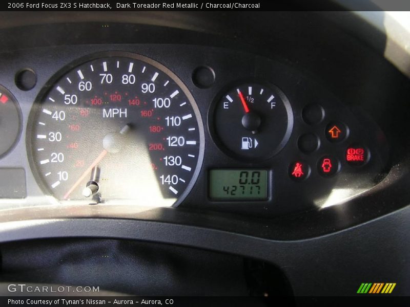 Dark Toreador Red Metallic / Charcoal/Charcoal 2006 Ford Focus ZX3 S Hatchback