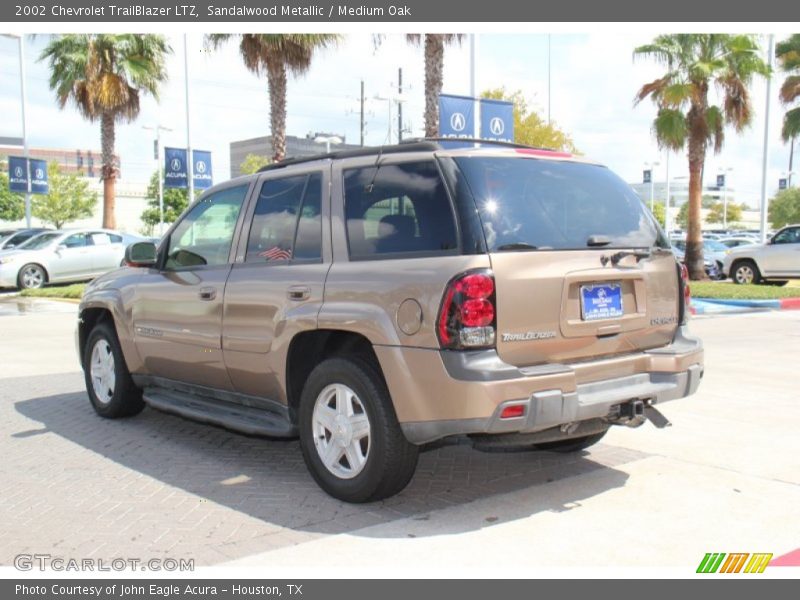 Sandalwood Metallic / Medium Oak 2002 Chevrolet TrailBlazer LTZ