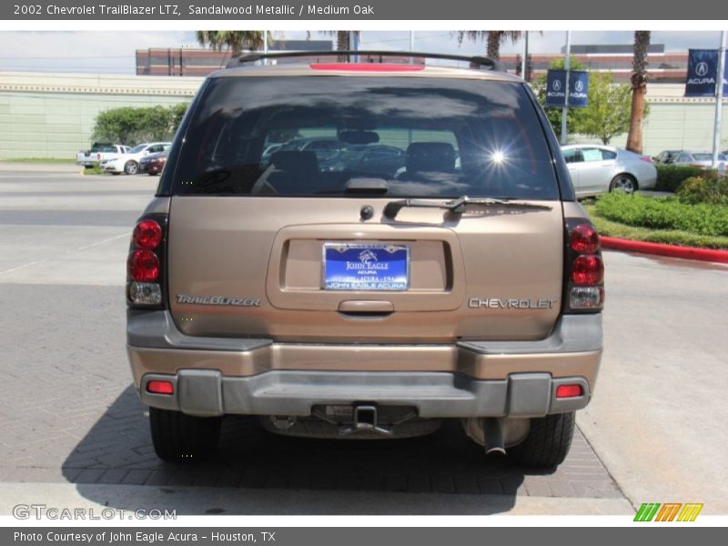 Sandalwood Metallic / Medium Oak 2002 Chevrolet TrailBlazer LTZ