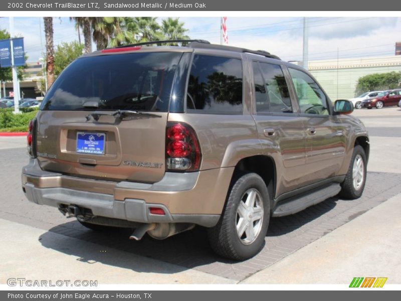 Sandalwood Metallic / Medium Oak 2002 Chevrolet TrailBlazer LTZ