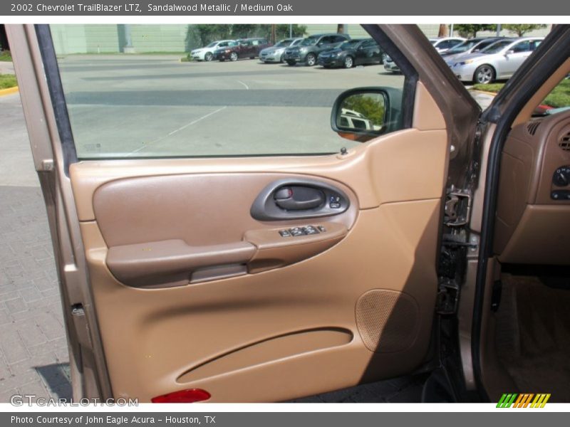 Sandalwood Metallic / Medium Oak 2002 Chevrolet TrailBlazer LTZ