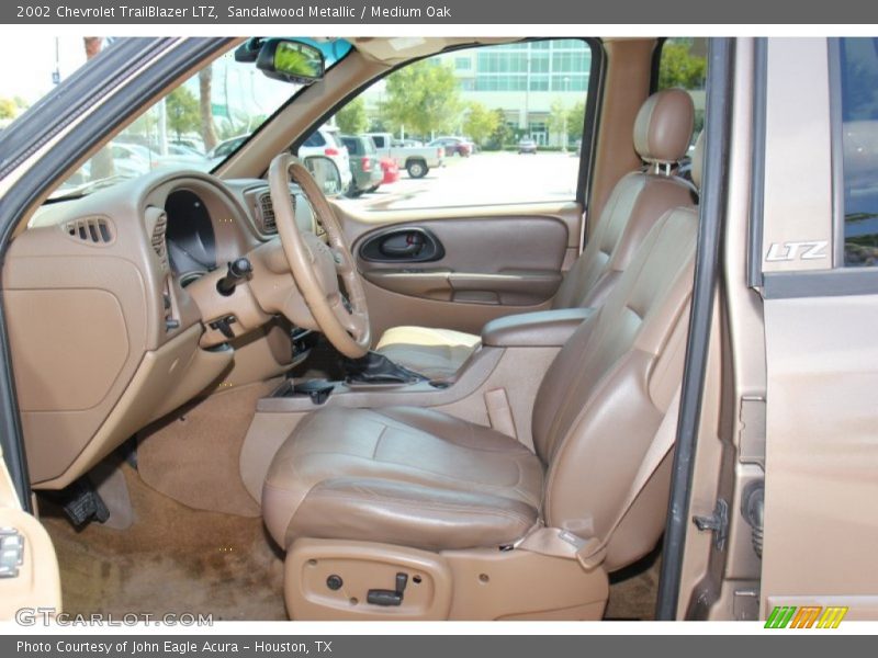 Sandalwood Metallic / Medium Oak 2002 Chevrolet TrailBlazer LTZ