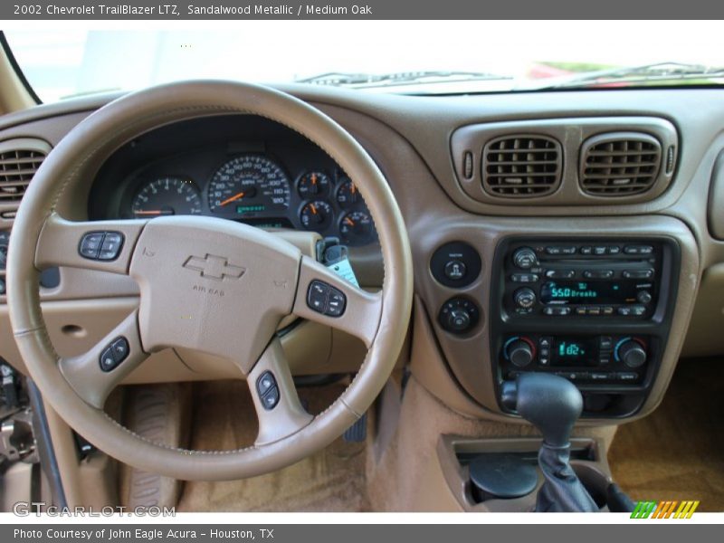 Sandalwood Metallic / Medium Oak 2002 Chevrolet TrailBlazer LTZ