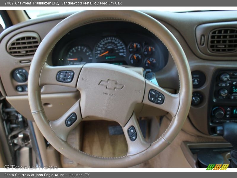 Sandalwood Metallic / Medium Oak 2002 Chevrolet TrailBlazer LTZ