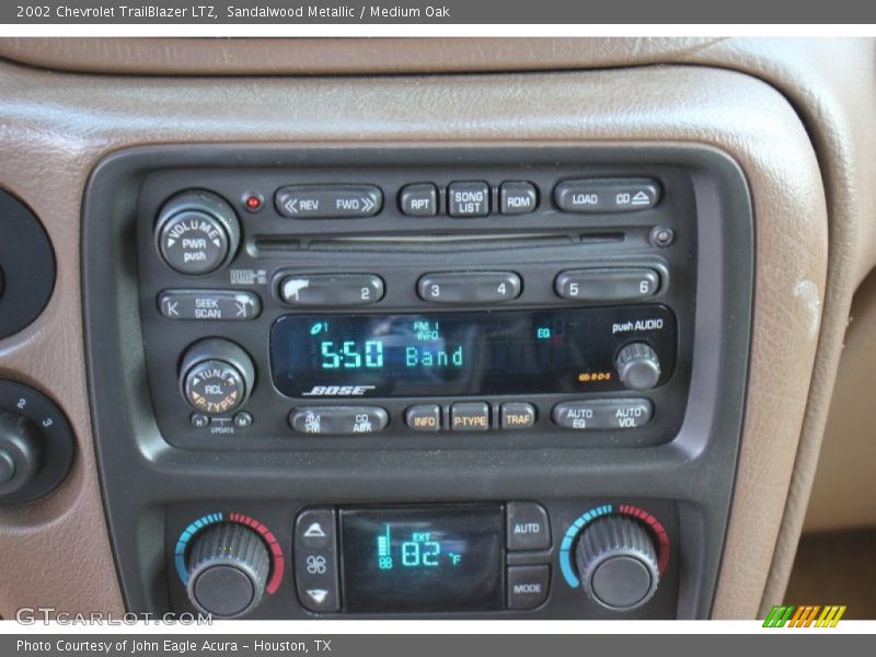 Sandalwood Metallic / Medium Oak 2002 Chevrolet TrailBlazer LTZ