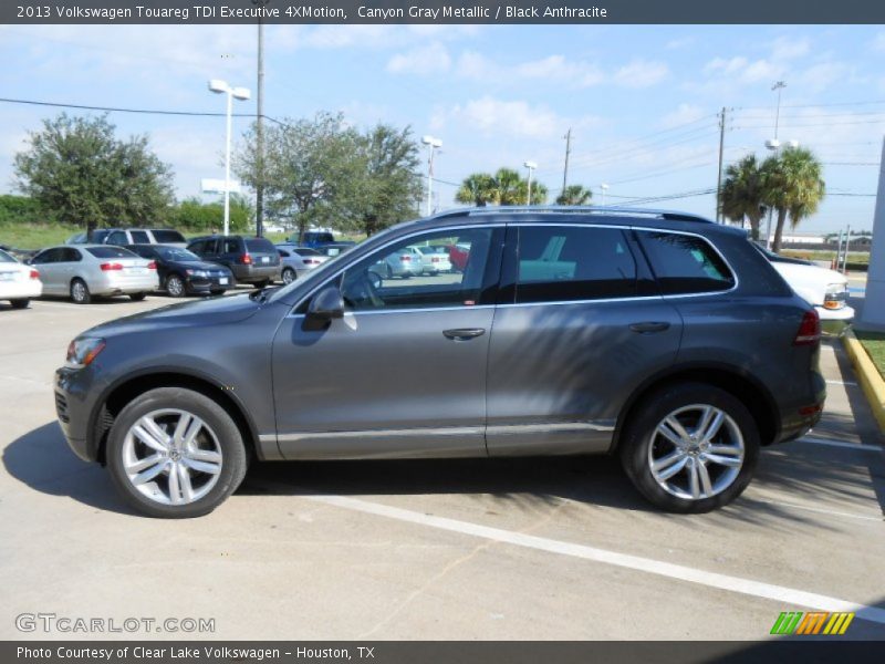 Canyon Gray Metallic / Black Anthracite 2013 Volkswagen Touareg TDI Executive 4XMotion