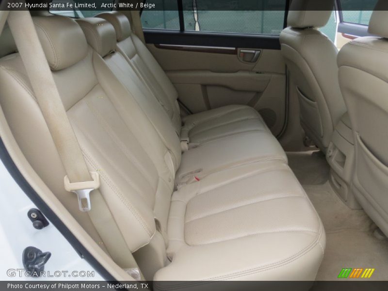 Arctic White / Beige 2007 Hyundai Santa Fe Limited