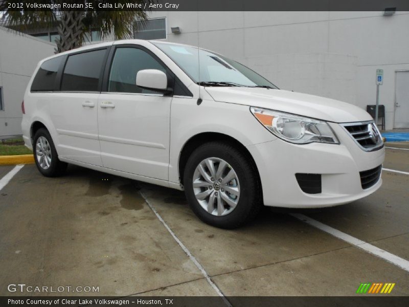 Calla Lily White / Aero Gray 2012 Volkswagen Routan SE