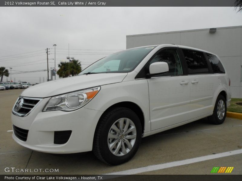 Calla Lily White / Aero Gray 2012 Volkswagen Routan SE
