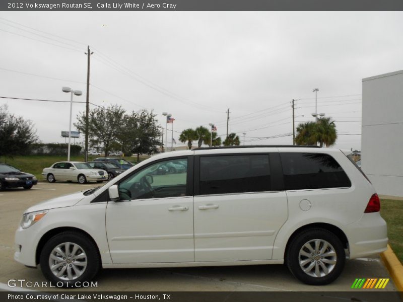 Calla Lily White / Aero Gray 2012 Volkswagen Routan SE