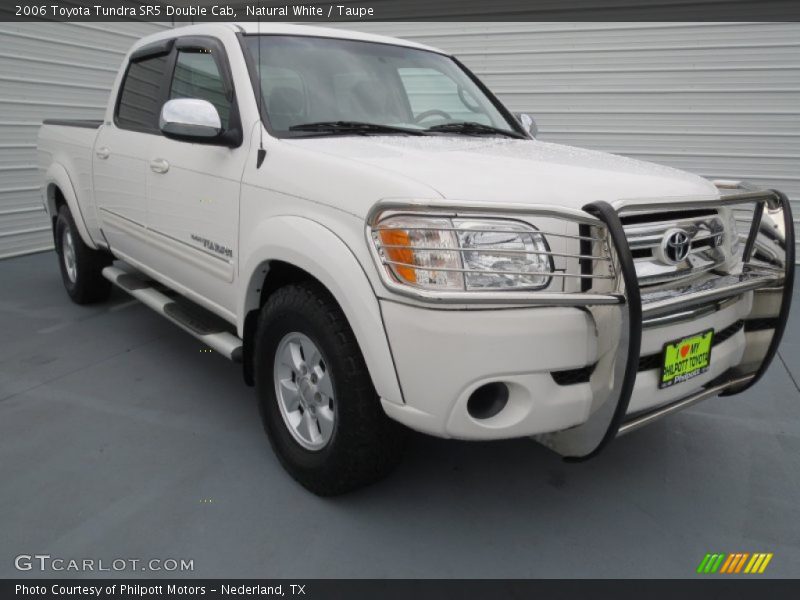 Natural White / Taupe 2006 Toyota Tundra SR5 Double Cab