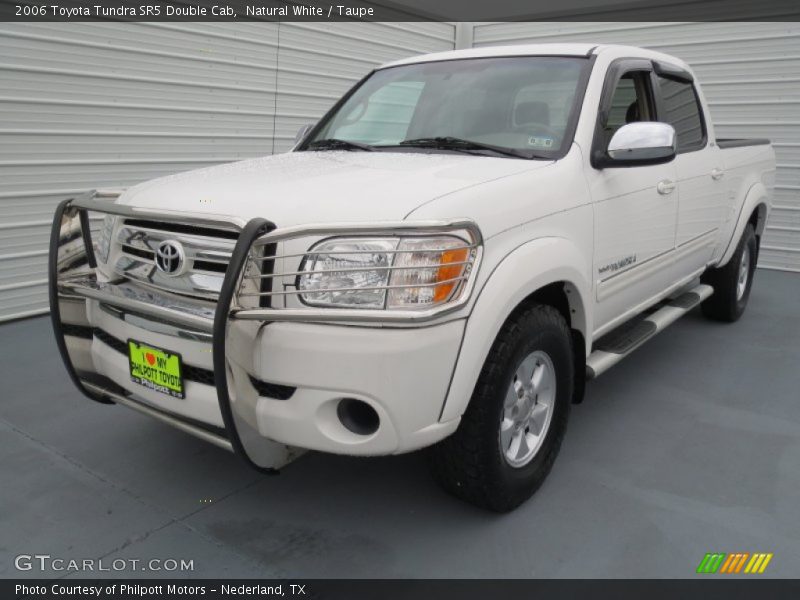 Natural White / Taupe 2006 Toyota Tundra SR5 Double Cab