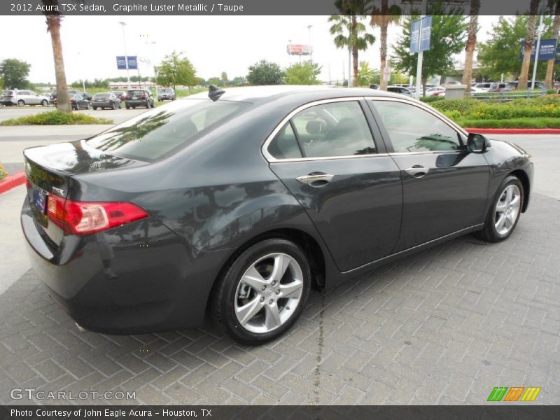 Graphite Luster Metallic / Taupe 2012 Acura TSX Sedan