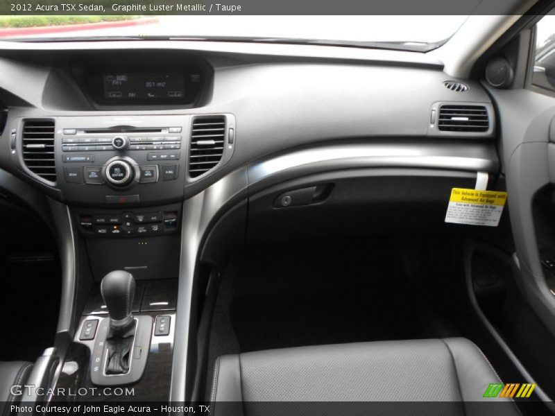 Graphite Luster Metallic / Taupe 2012 Acura TSX Sedan