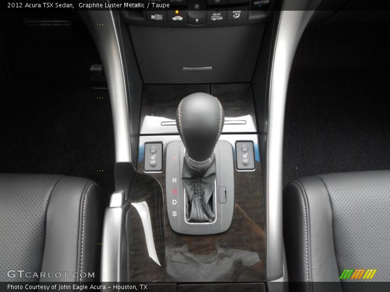 Graphite Luster Metallic / Taupe 2012 Acura TSX Sedan