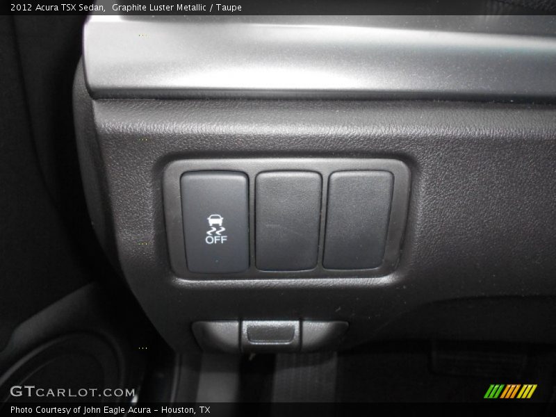 Graphite Luster Metallic / Taupe 2012 Acura TSX Sedan