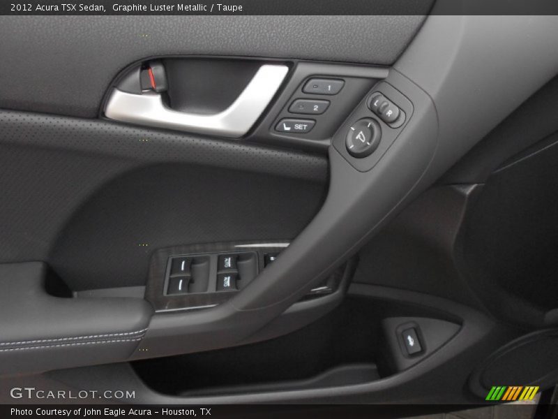 Graphite Luster Metallic / Taupe 2012 Acura TSX Sedan