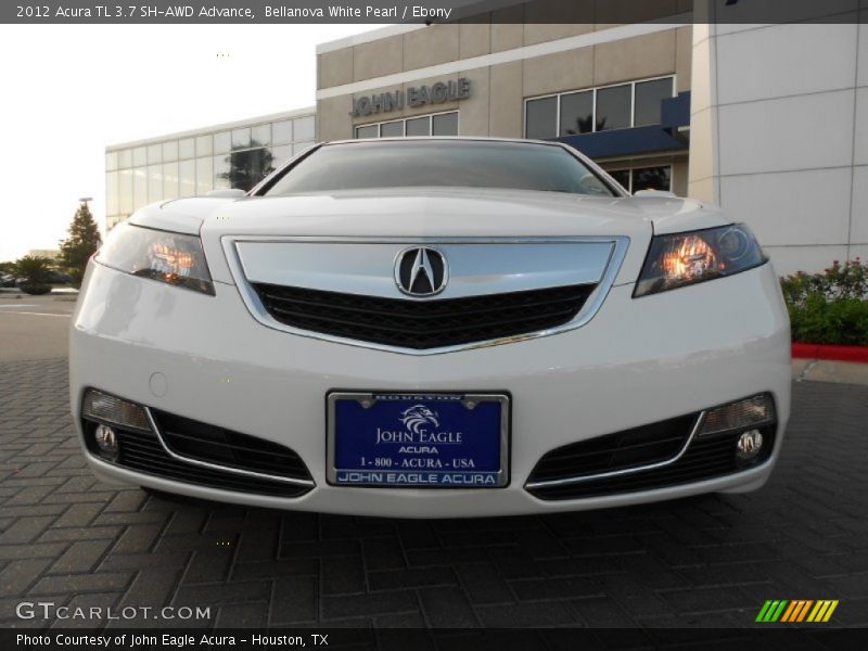 Bellanova White Pearl / Ebony 2012 Acura TL 3.7 SH-AWD Advance