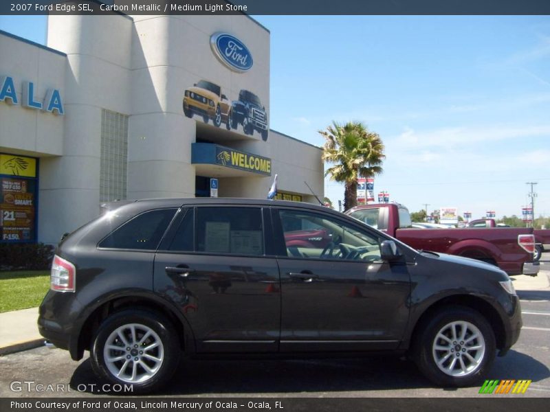 Carbon Metallic / Medium Light Stone 2007 Ford Edge SEL