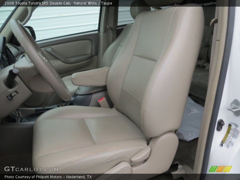 Natural White / Taupe 2006 Toyota Tundra SR5 Double Cab