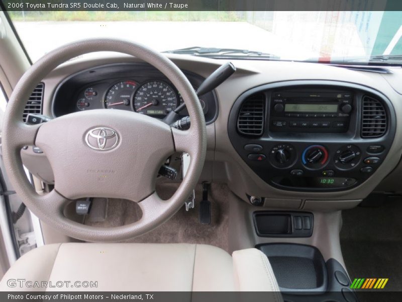 Natural White / Taupe 2006 Toyota Tundra SR5 Double Cab