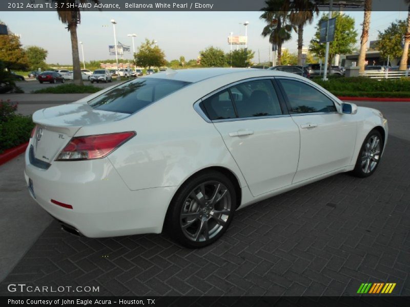 Bellanova White Pearl / Ebony 2012 Acura TL 3.7 SH-AWD Advance