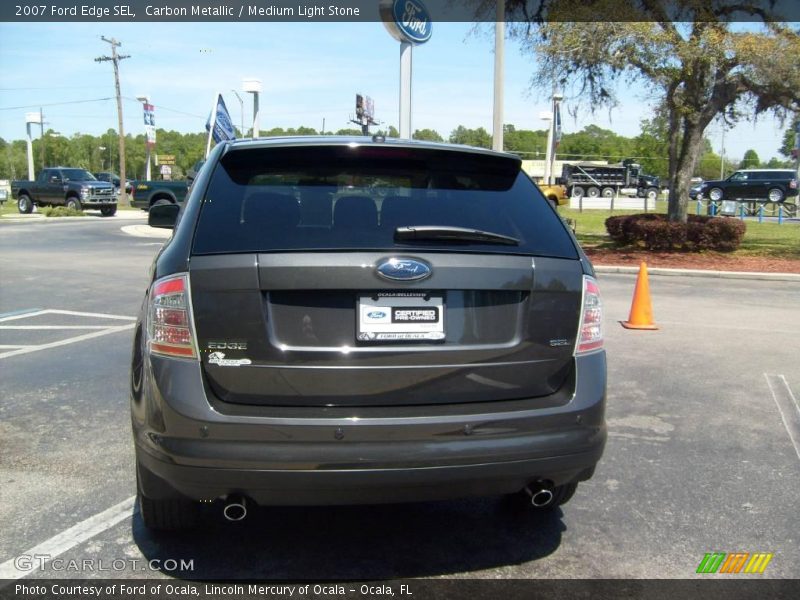Carbon Metallic / Medium Light Stone 2007 Ford Edge SEL