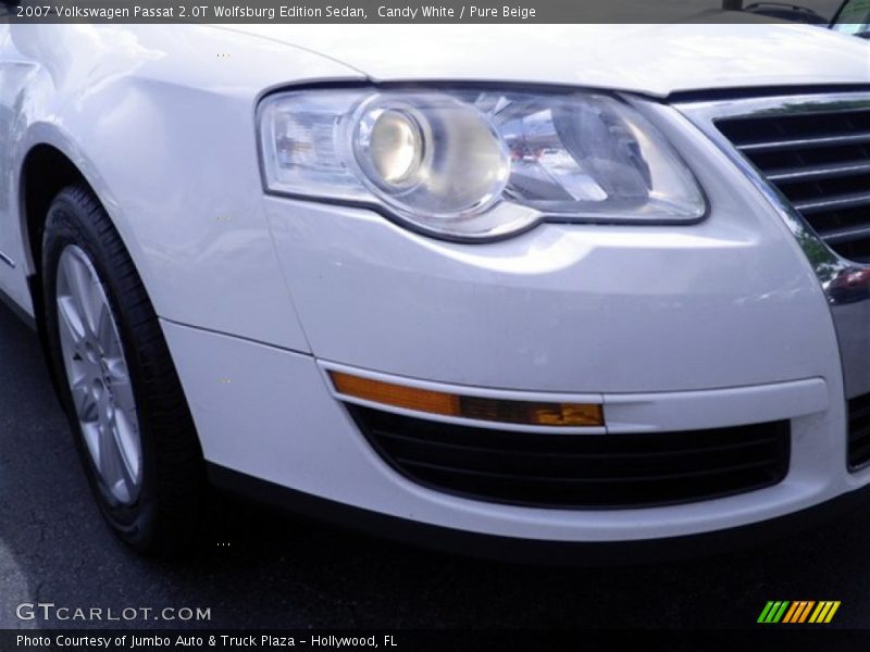 Candy White / Pure Beige 2007 Volkswagen Passat 2.0T Wolfsburg Edition Sedan