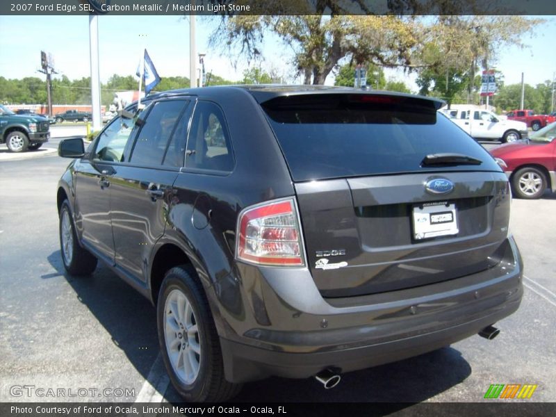 Carbon Metallic / Medium Light Stone 2007 Ford Edge SEL