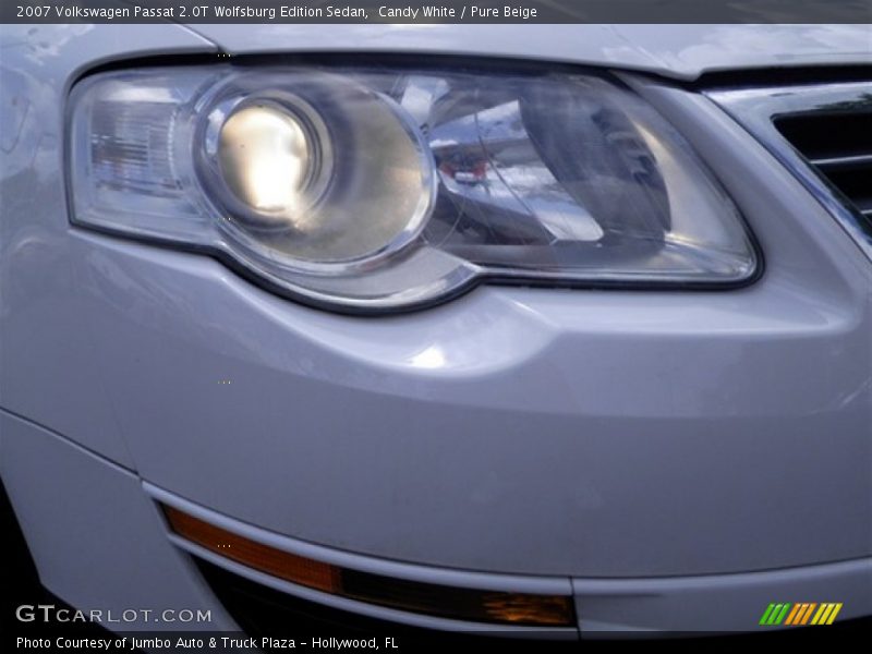 Candy White / Pure Beige 2007 Volkswagen Passat 2.0T Wolfsburg Edition Sedan