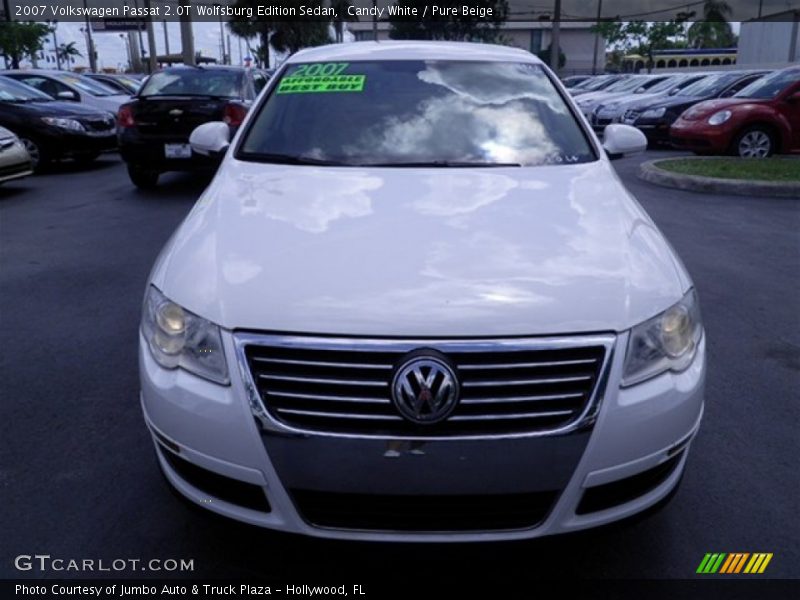 Candy White / Pure Beige 2007 Volkswagen Passat 2.0T Wolfsburg Edition Sedan