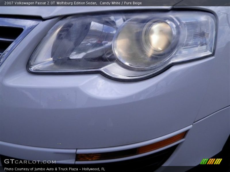 Candy White / Pure Beige 2007 Volkswagen Passat 2.0T Wolfsburg Edition Sedan