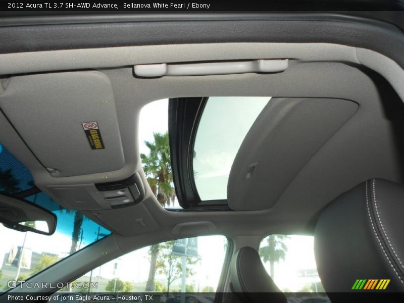 Bellanova White Pearl / Ebony 2012 Acura TL 3.7 SH-AWD Advance