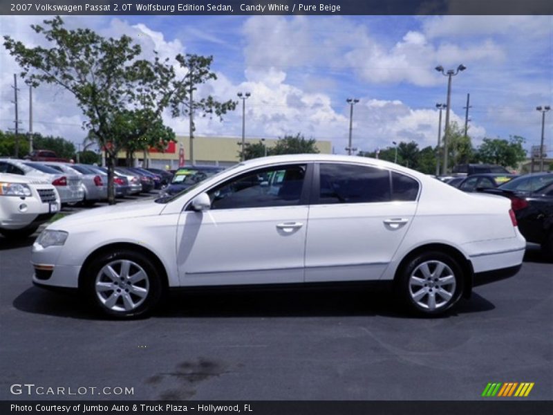 Candy White / Pure Beige 2007 Volkswagen Passat 2.0T Wolfsburg Edition Sedan