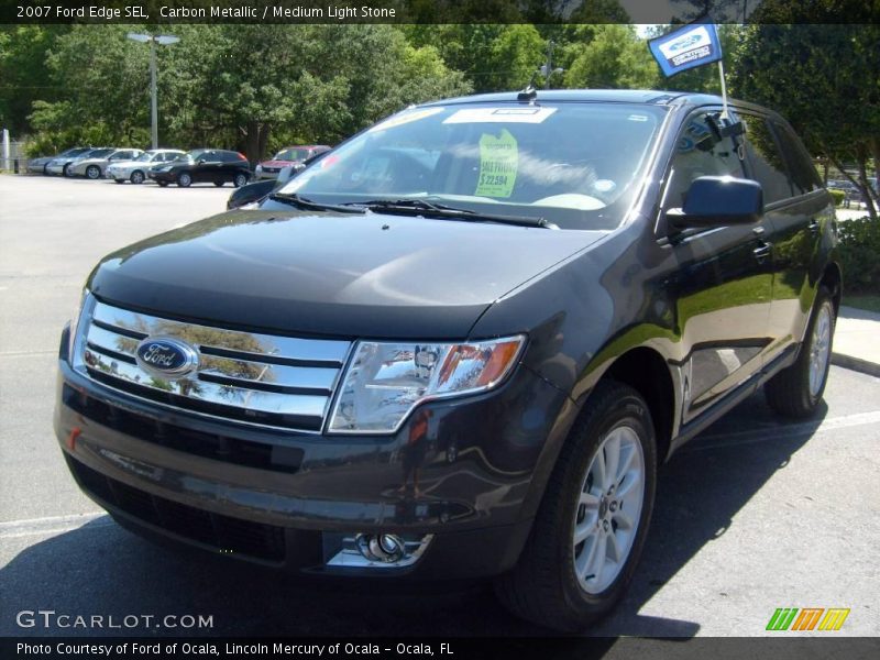 Carbon Metallic / Medium Light Stone 2007 Ford Edge SEL