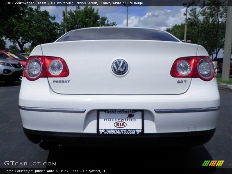 Candy White / Pure Beige 2007 Volkswagen Passat 2.0T Wolfsburg Edition Sedan