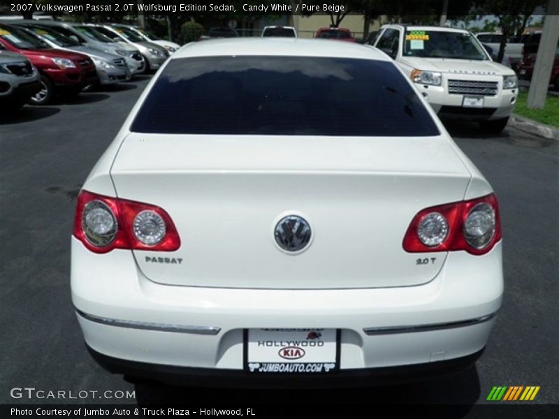 Candy White / Pure Beige 2007 Volkswagen Passat 2.0T Wolfsburg Edition Sedan