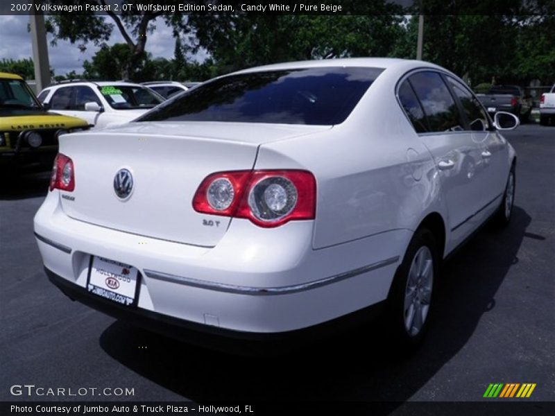 Candy White / Pure Beige 2007 Volkswagen Passat 2.0T Wolfsburg Edition Sedan