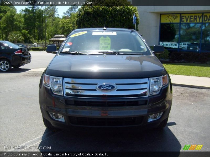 Carbon Metallic / Medium Light Stone 2007 Ford Edge SEL
