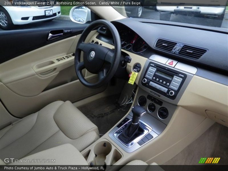Candy White / Pure Beige 2007 Volkswagen Passat 2.0T Wolfsburg Edition Sedan