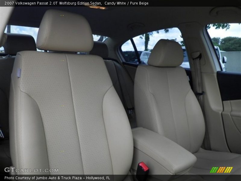 Candy White / Pure Beige 2007 Volkswagen Passat 2.0T Wolfsburg Edition Sedan